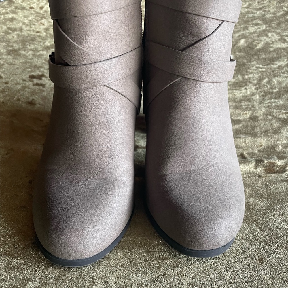 Soda - Taupe Booties - Size 8.5 - image 2